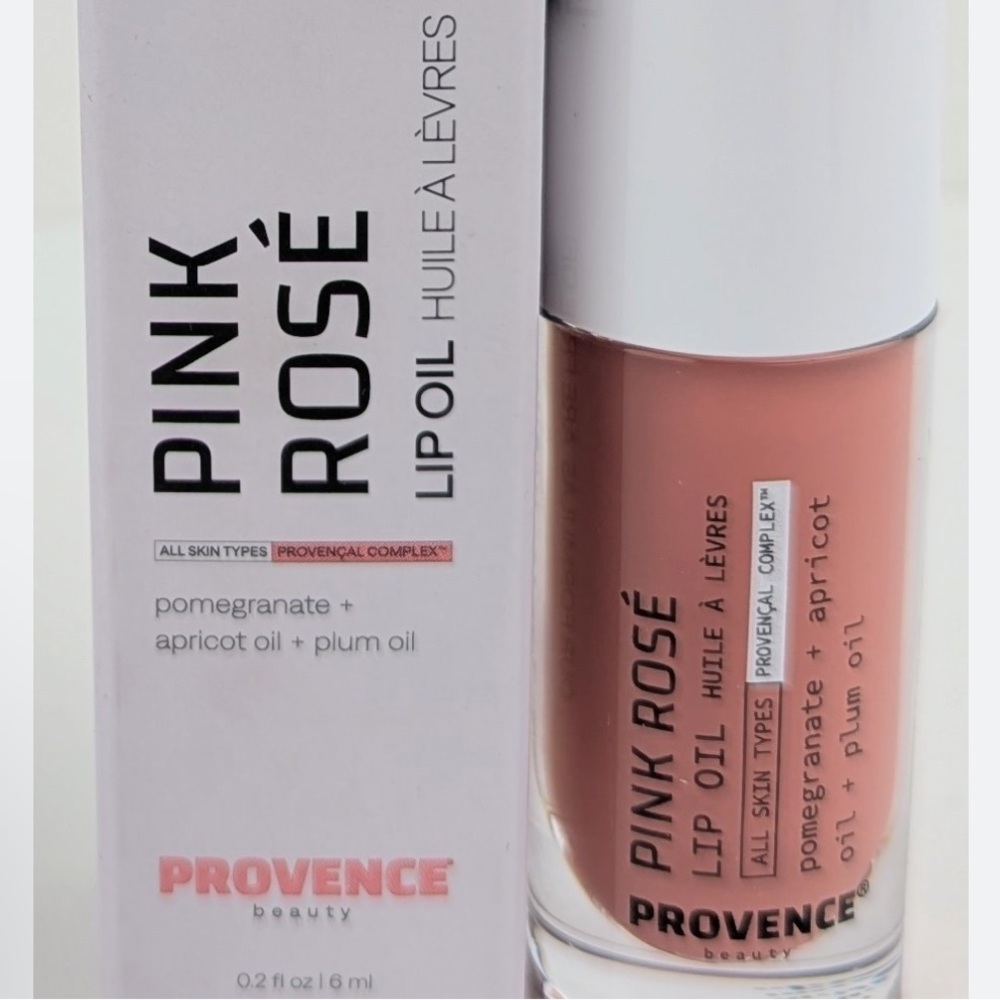NWT Provence Beauty Pink Rosé and Hydrating Tinted Lip Oil Full Size